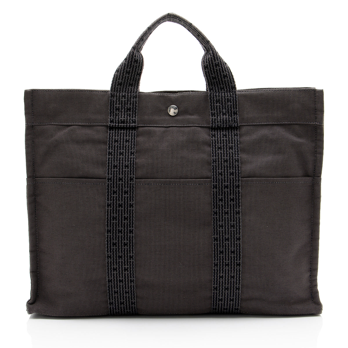 Hermes Vintage Canvas Herline MM Tote