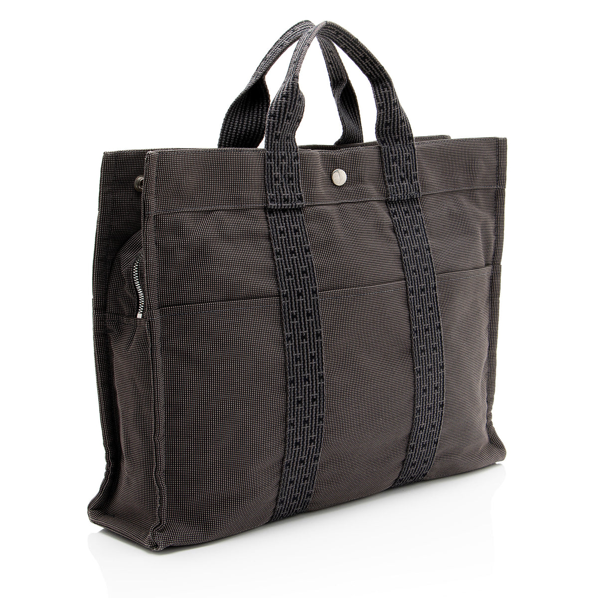Hermes Vintage Canvas Herline MM Tote