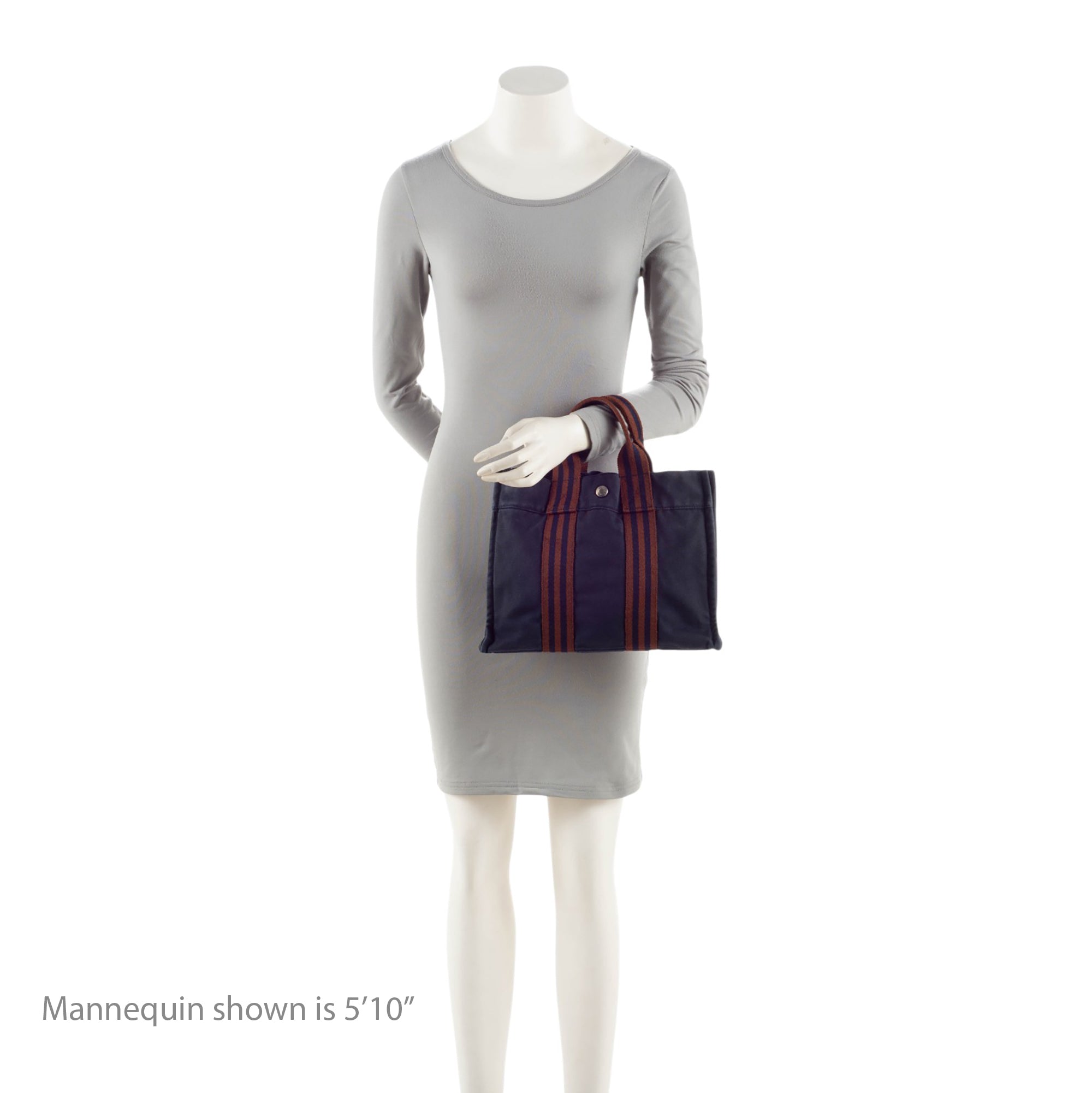 Hermes Vintage Canvas Herline PM Tote