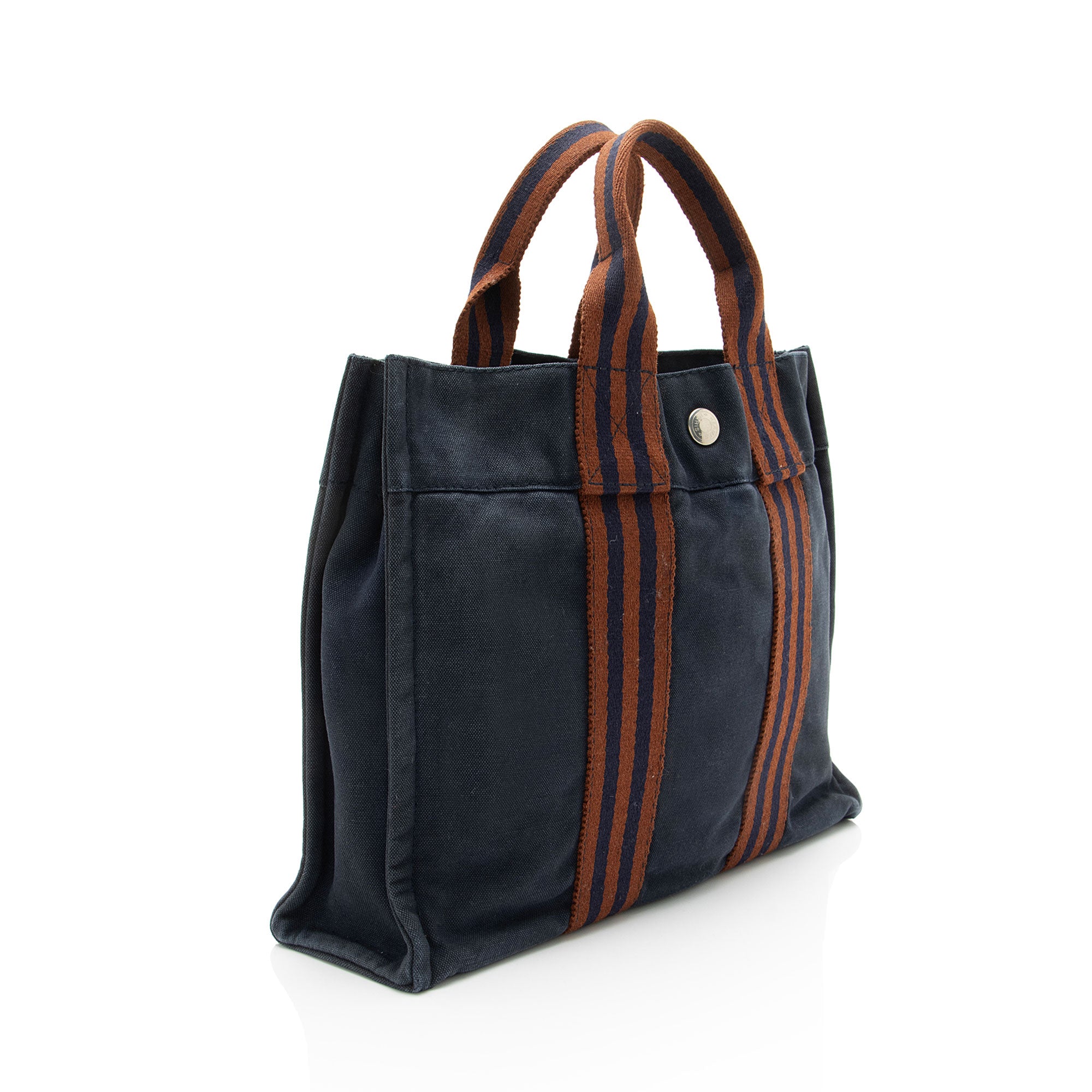 Hermes Vintage Canvas Herline PM Tote
