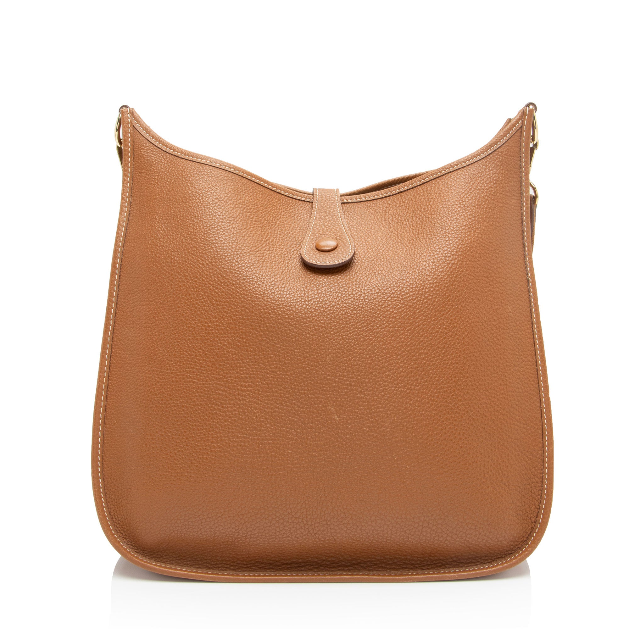 Hermes Vintage Clemence Evelyne I GM Shoulder Bag - FINAL SALE (SHF-mB