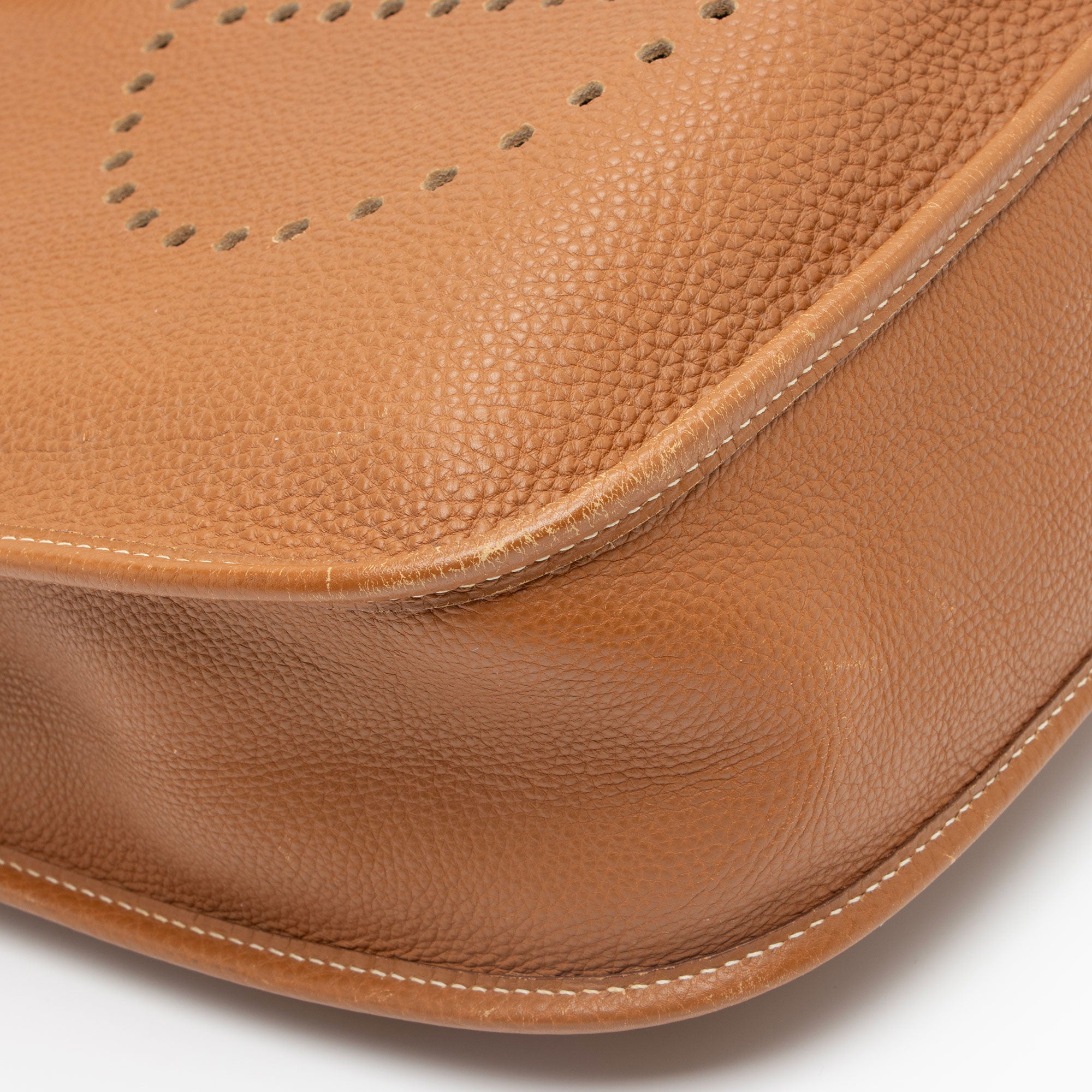 Hermes Vintage Clemence Evelyne I GM Shoulder Bag - FINAL SALE (SHF-mBX6R3)