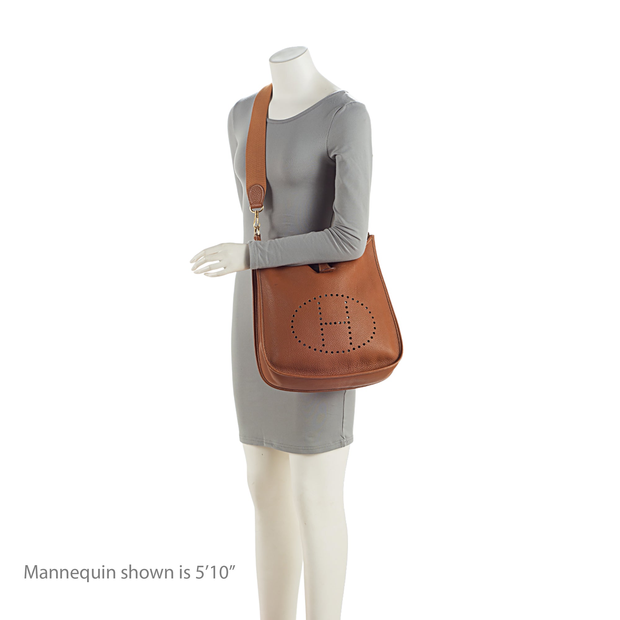 Hermes Vintage Clemence Evelyne I GM Shoulder Bag - FINAL SALE (SHF-mBX6R3)