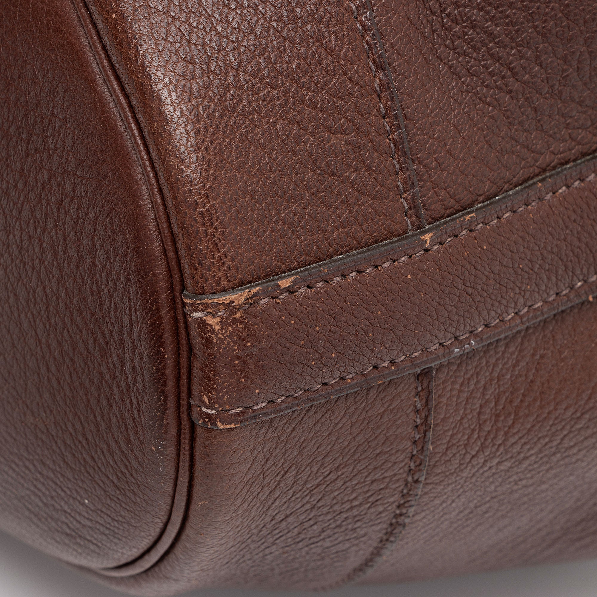 Hermes Vintage Evergrain Market 28 Drawstring Bag