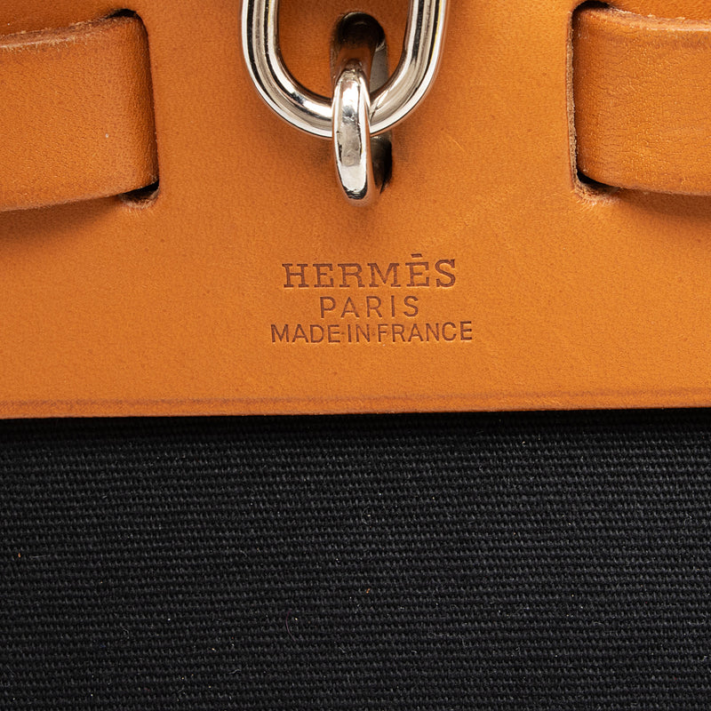 Hermes Vintage Toile Vache Hunter Herbag 31 Tote (SHF-RaRgfX)