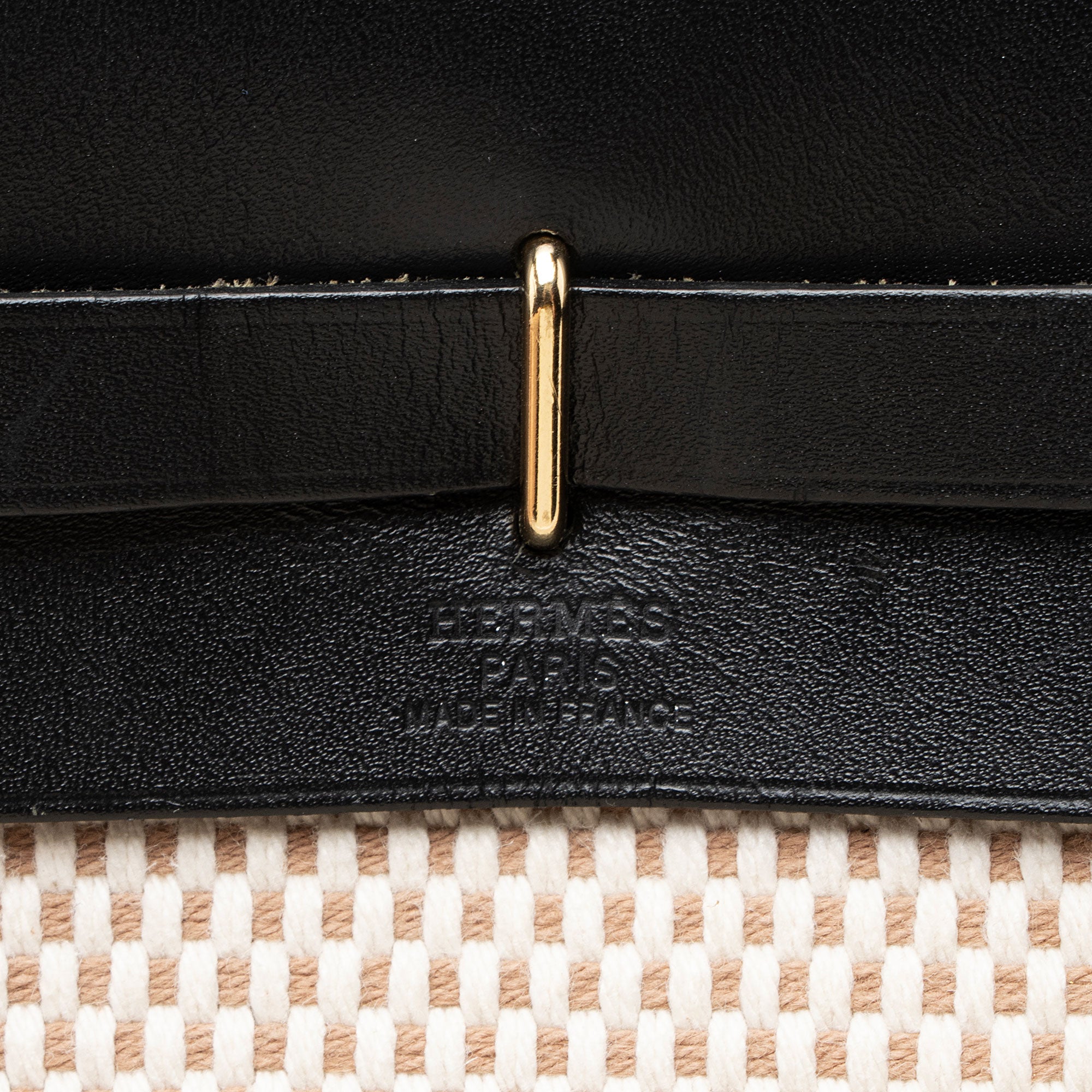 Hermes Vintage Toile Vache Hunter Herbag TPM Shoulder Bag