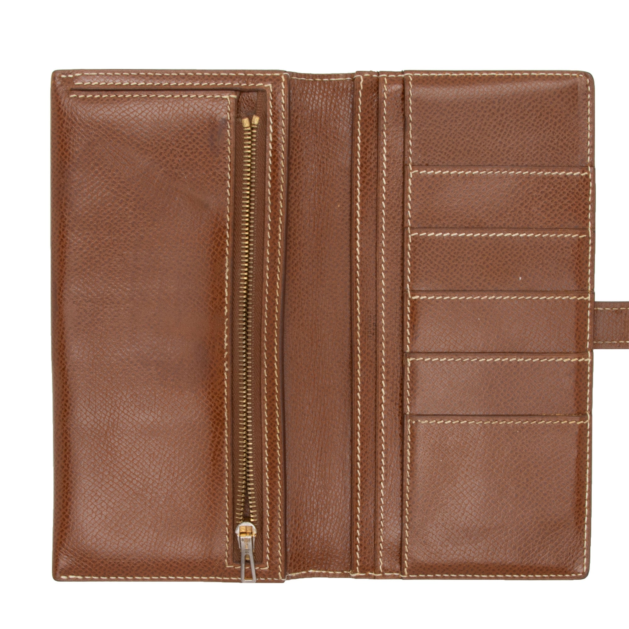 Hermes Vintage Veau Grain Lisse Bearn Wallet (SHF-ApSlRO)