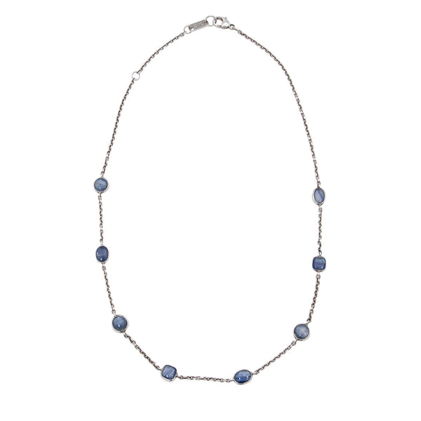 Ippolita Sterling Silver Lapis Lazuli Wonderland Mini Gelato Station Necklace (SHF-b2zesO)