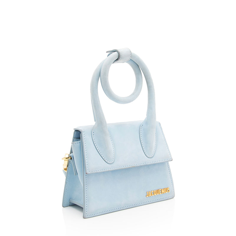 Jacquemus Suede Le Chiquito Noeud Bag (SHF-lH7irT)