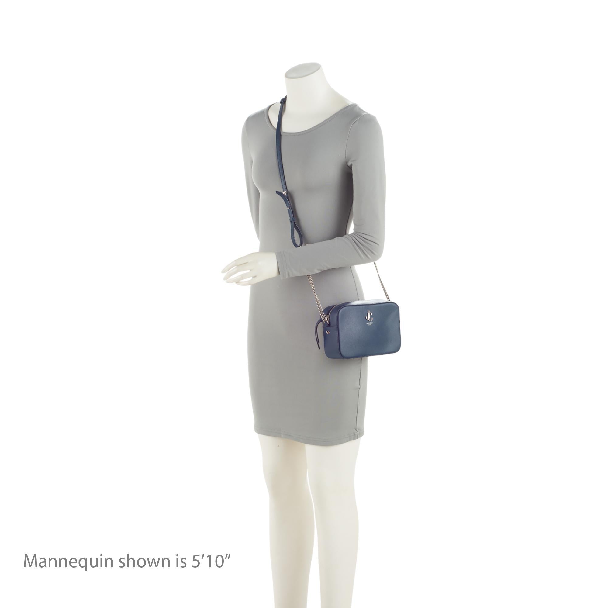 Jimmy Choo Calfskin JC Emblem Camera Bag (SHF-3ysAsp)