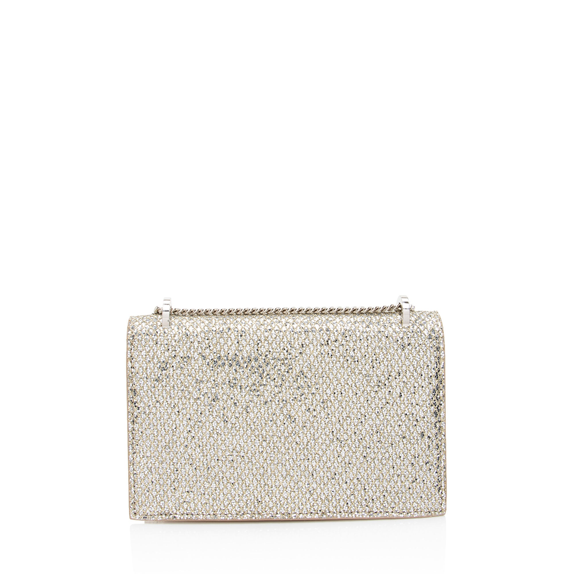 Jimmy Choo Glitter Fabric Finley Mini Shoulder Bag