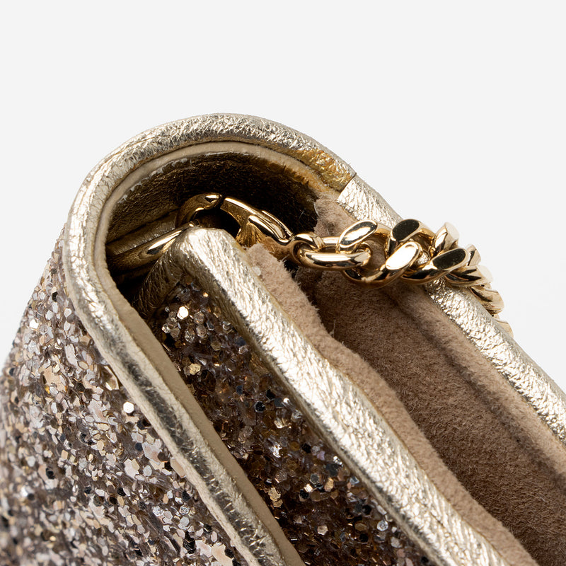 Jimmy Choo Glittered Margot Clutch (SHF-X9wWFP)