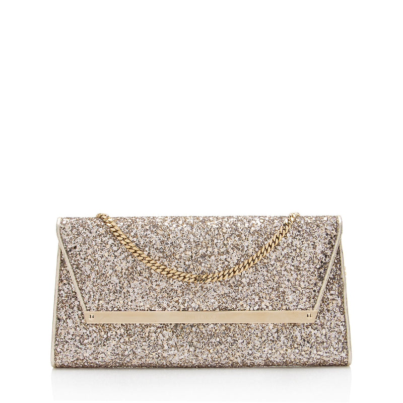 Jimmy Choo Glittered Margot Clutch (SHF-X9wWFP)