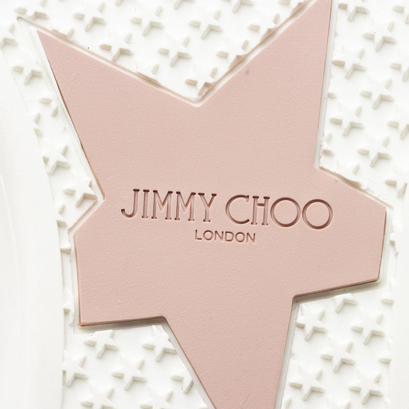 Jimmy Choo Glitter Leather Miami Sneakers - Size 9 / 39 (SHF-f8KPKH)