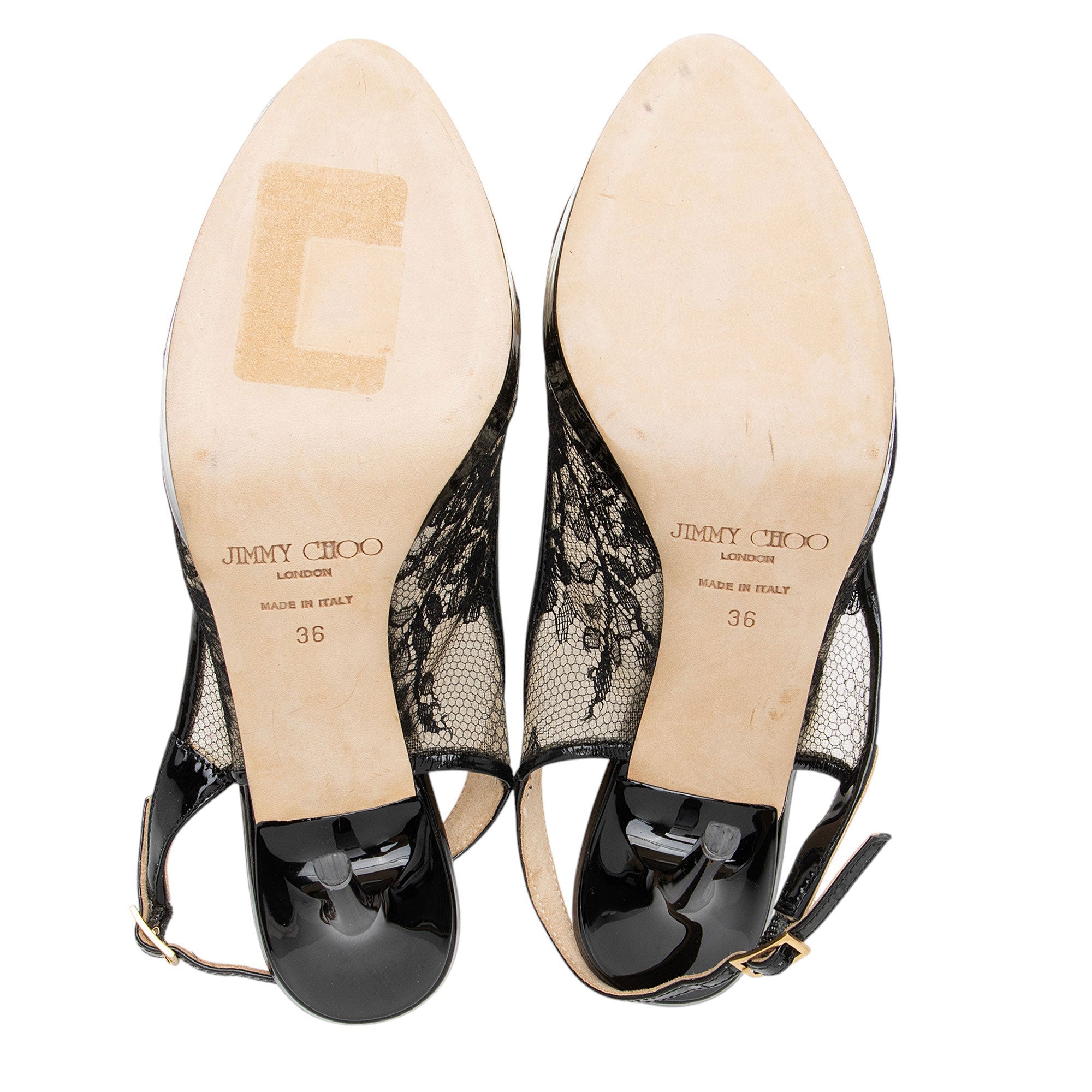 Jimmy Choo Lace Nova Slingback Pumps - Size 6 / 36