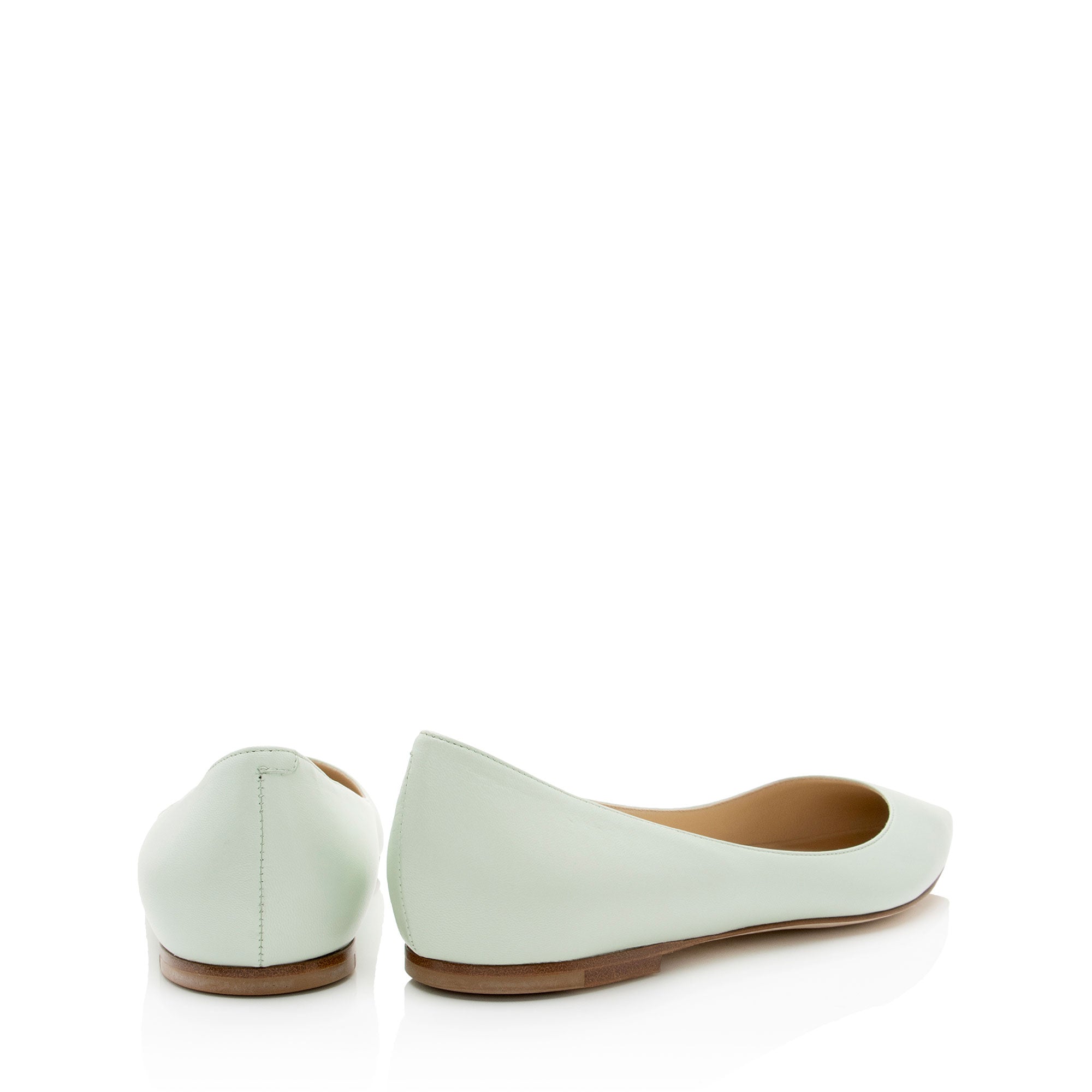 Jimmy Choo Leather Alina Flats - Size 6.5 / 36.5 (SHF-KfHf5l)