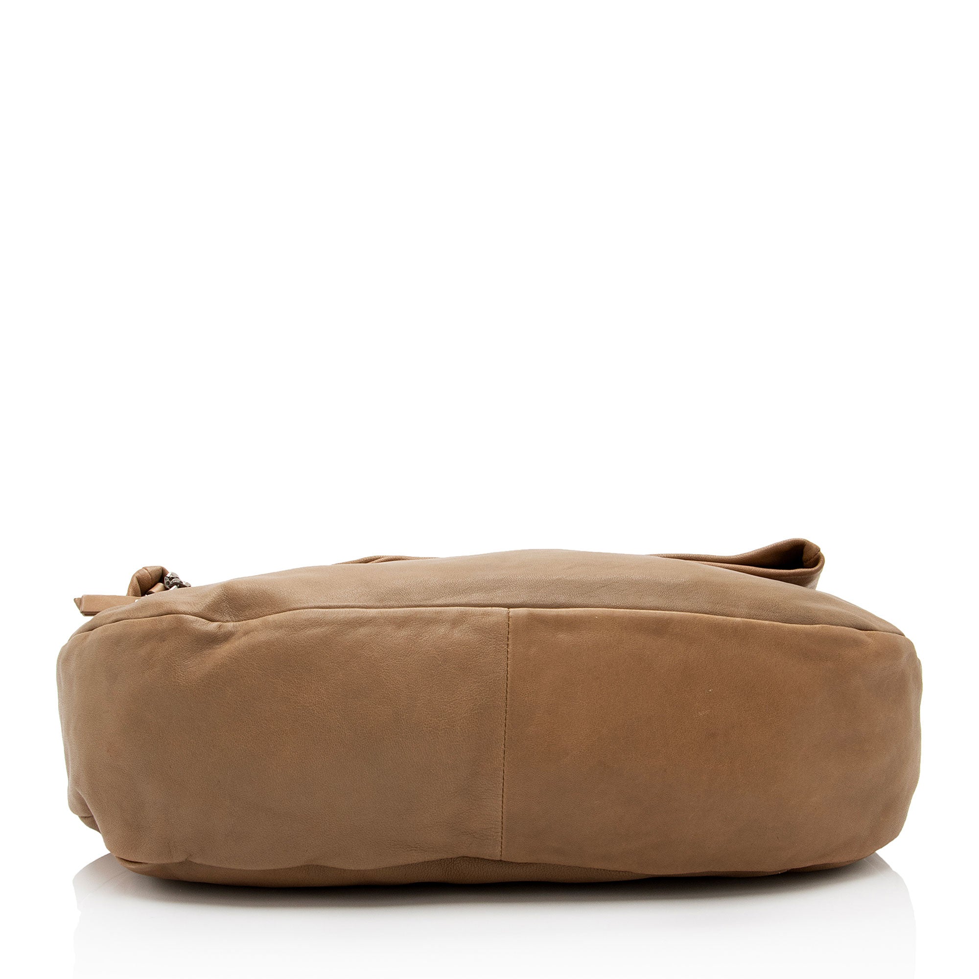 Jimmy Choo Leather Biker Saddle Chain Large Shoulder Bag