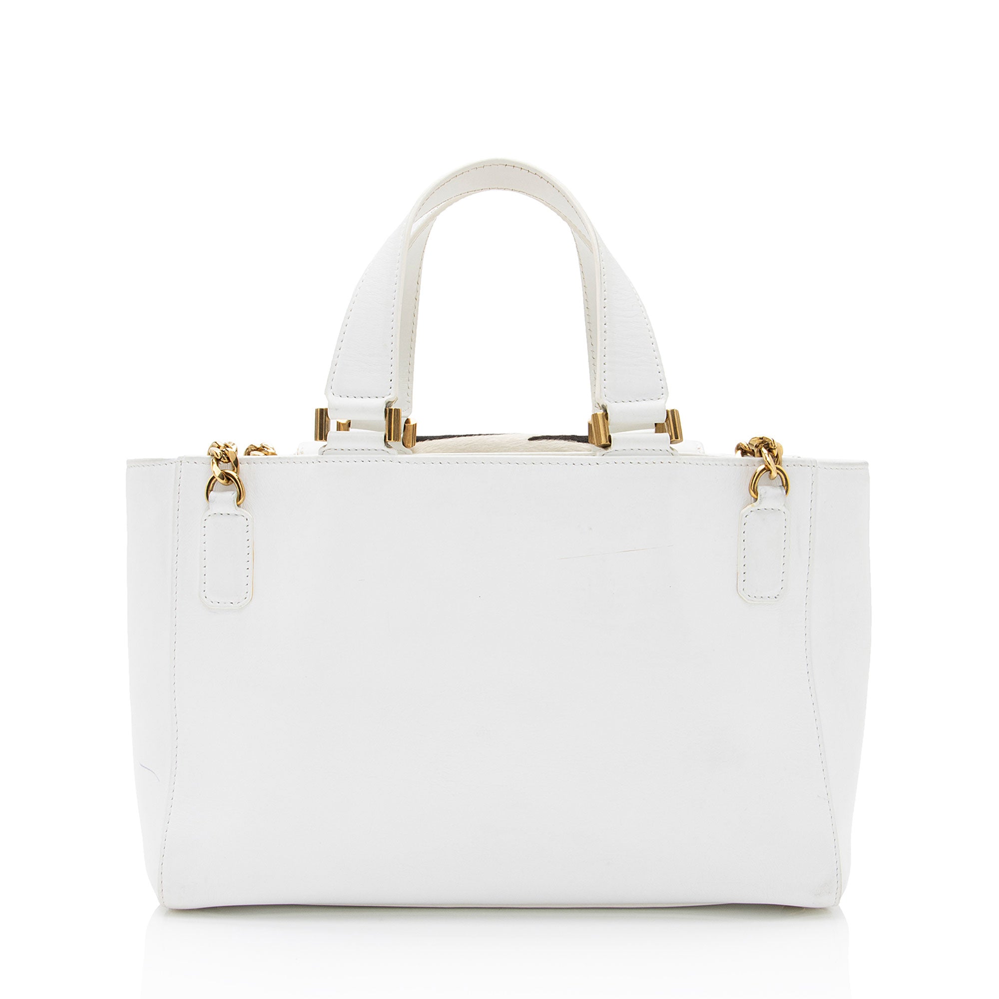 Jimmy Choo Leather Calf Hair Zebra Camille Tote (SHF-4IlvmY)