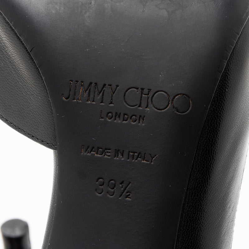 Jimmy Choo Leather Luc 100 Pumps - Size 9.5 / 39.5 (SHF-nSiZpc)