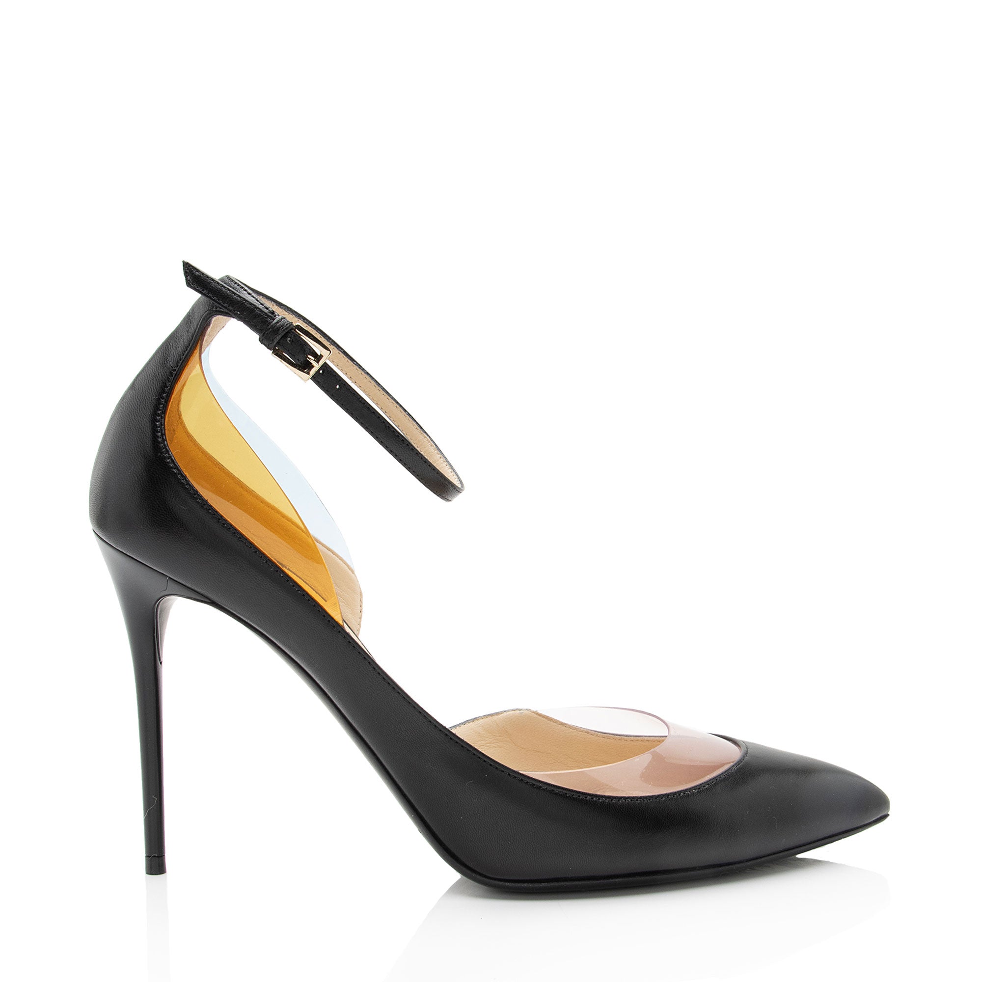 Jimmy Choo Leather Luc 100 Pumps - Size 9.5 / 39.5 (SHF-nSiZpc)