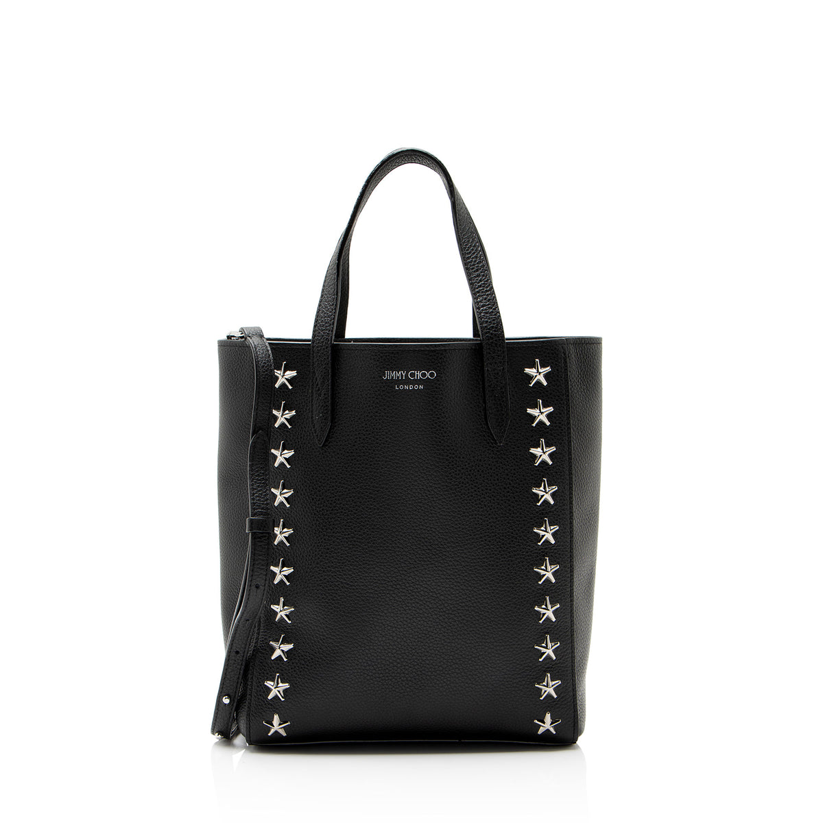 Jimmy Choo Leather Star Studded Pegasi Tote