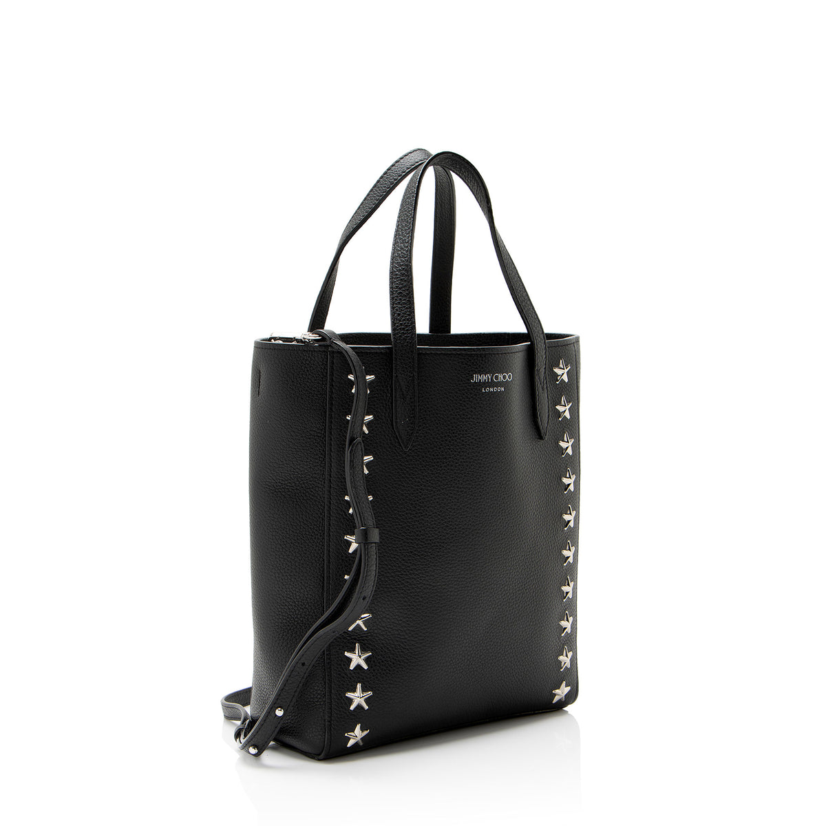 Jimmy Choo Leather Star Studded Pegasi Tote