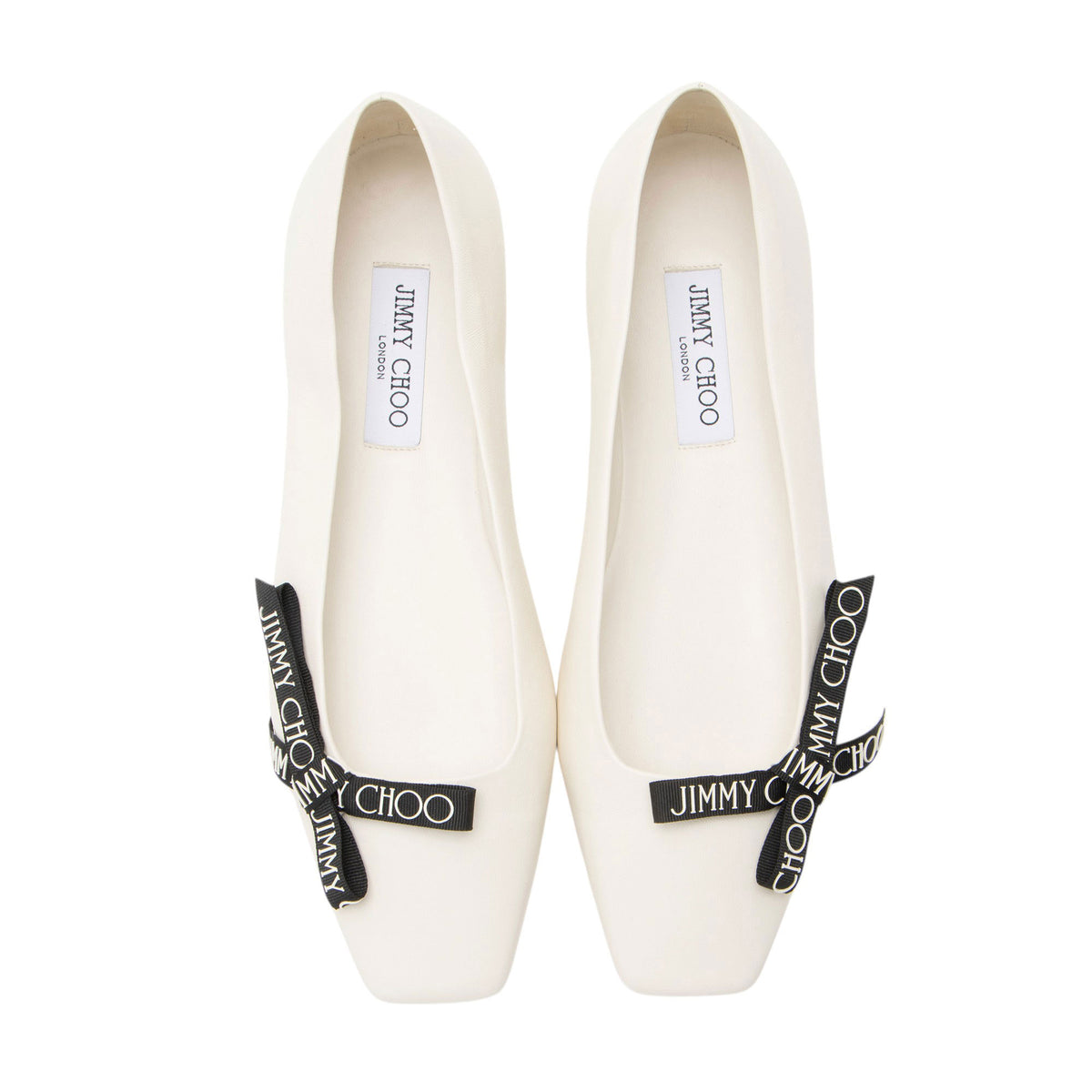 Jimmy Choo Leather Veda Ballet Flats - Size 10 / 40