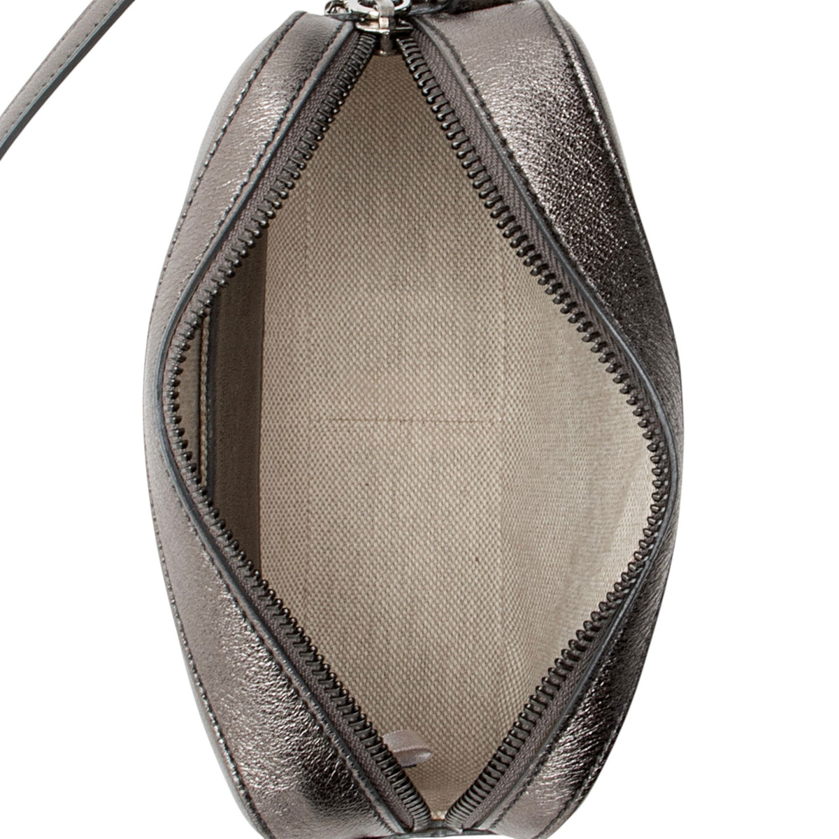 Jimmy Choo Metallic Calfskin Balti Camera Bag