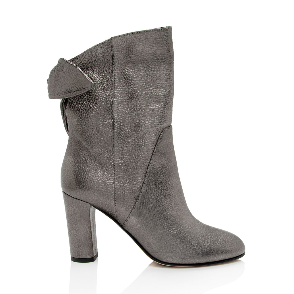 Jimmy Choo Metallic Calfskin Malene Boots Size 7 37 SHF gXkiRJ LuxeDH