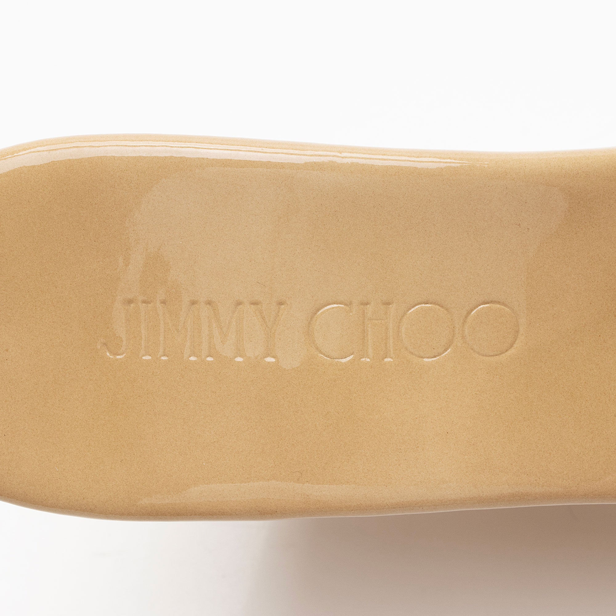 Jimmy Choo Patent Leather Cork Wedge Sandals - Size 8 / 38 - FINAL SALE