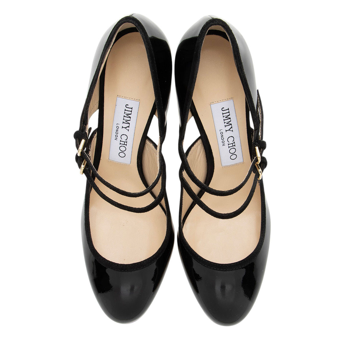 Jimmy Choo Patent Leather Micha Mary Jane Pumps - Size 7 / 37