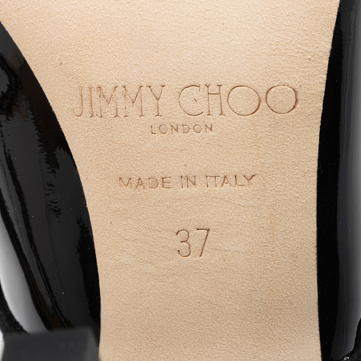 Jimmy Choo Patent Leather Micha Mary Jane Pumps - Size 7 / 37
