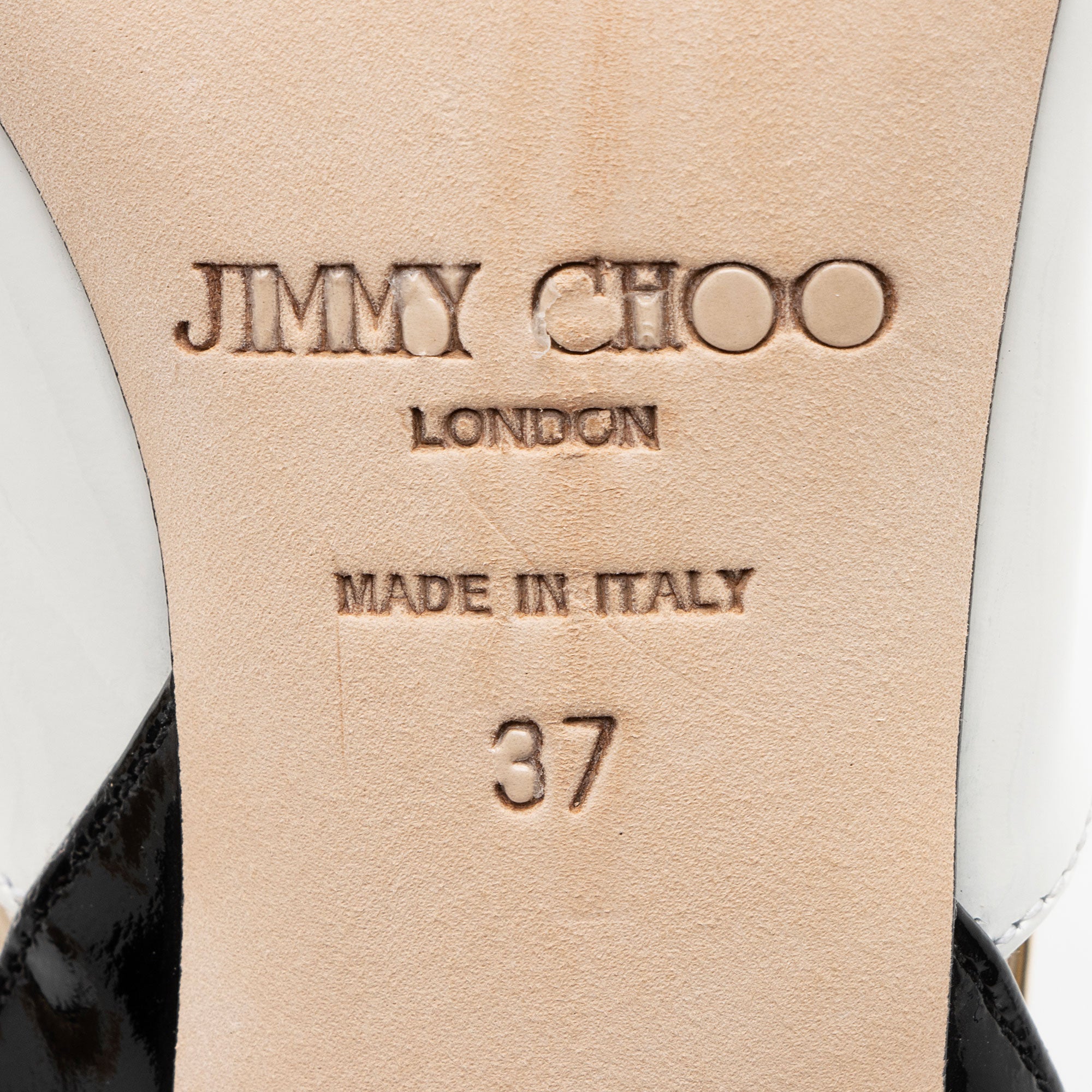 Jimmy Choo Patent Leather Multicolor Viper Pumps - Size 7 / 37