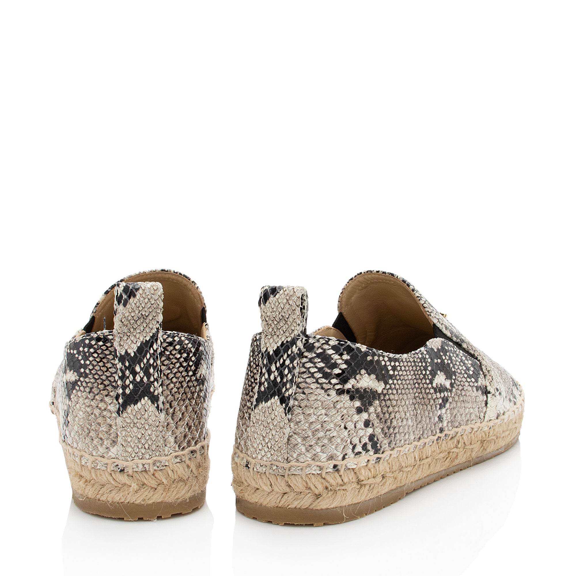Jimmy Choo Python Espadrilles - Size 8 / 38 (SHF-jQngYk)