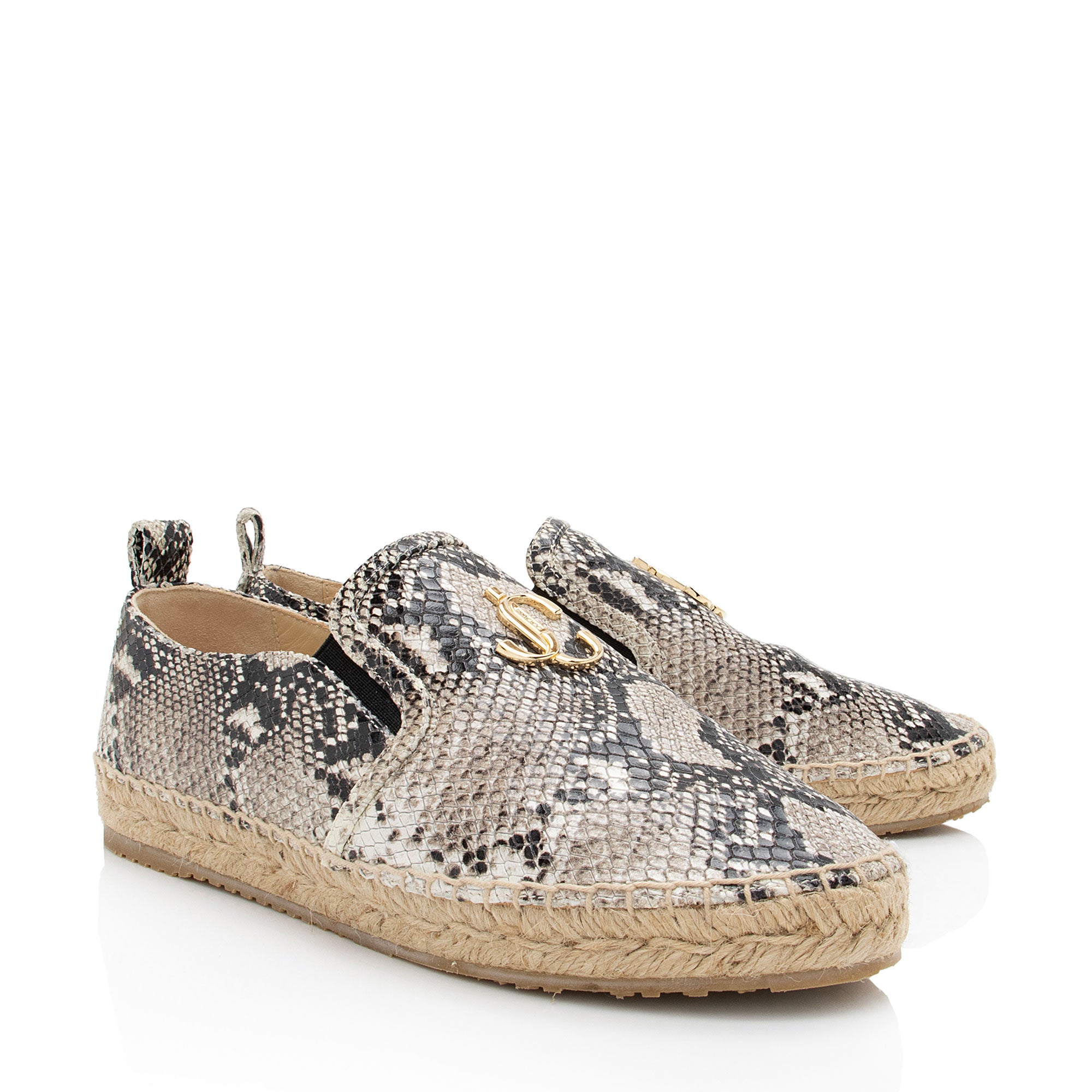 Jimmy Choo Python Espadrilles - Size 8 / 38 (SHF-jQngYk)