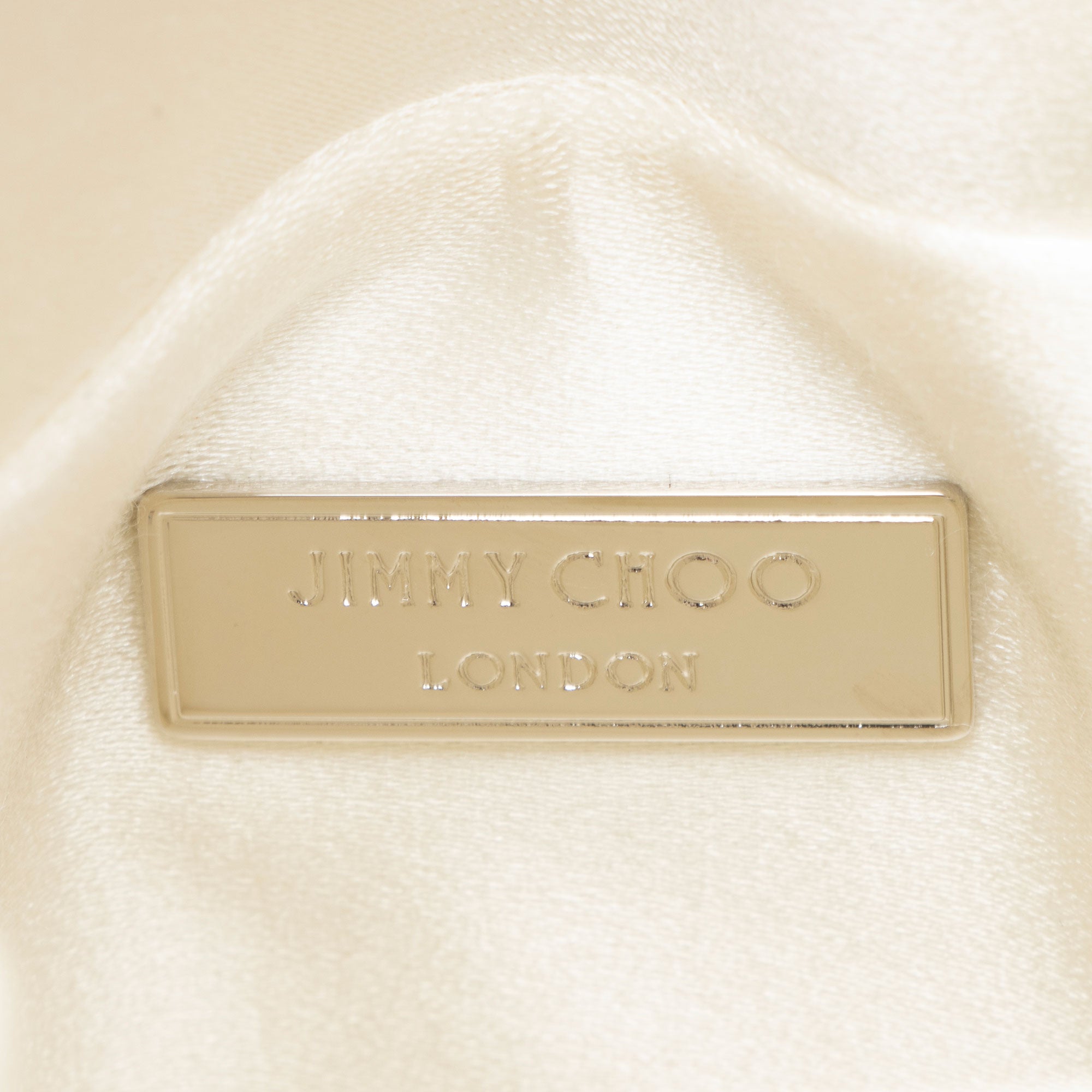 Jimmy Choo Satin Crystal Bon Bon Bucket Bag