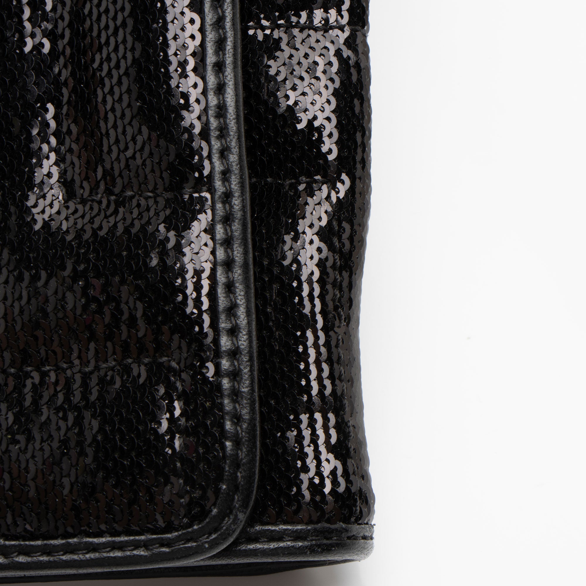 Jimmy Choo Sequin Leather Embellished Avenue Crossbody (SHF-AkymKP)
