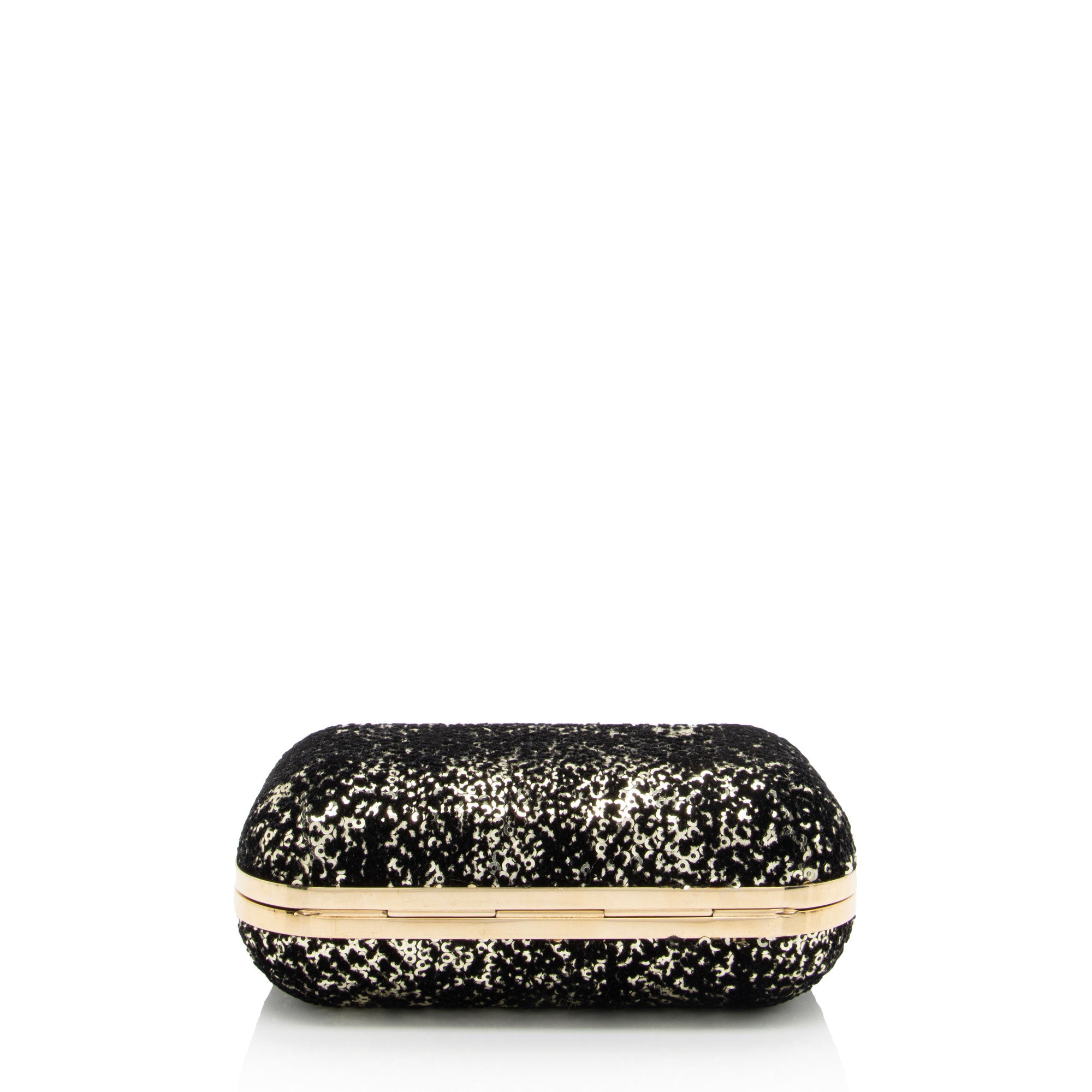 Jimmy Choo Sequin Velvet Crystal Cloud Chain Clutch (SHF-o3YOl8)