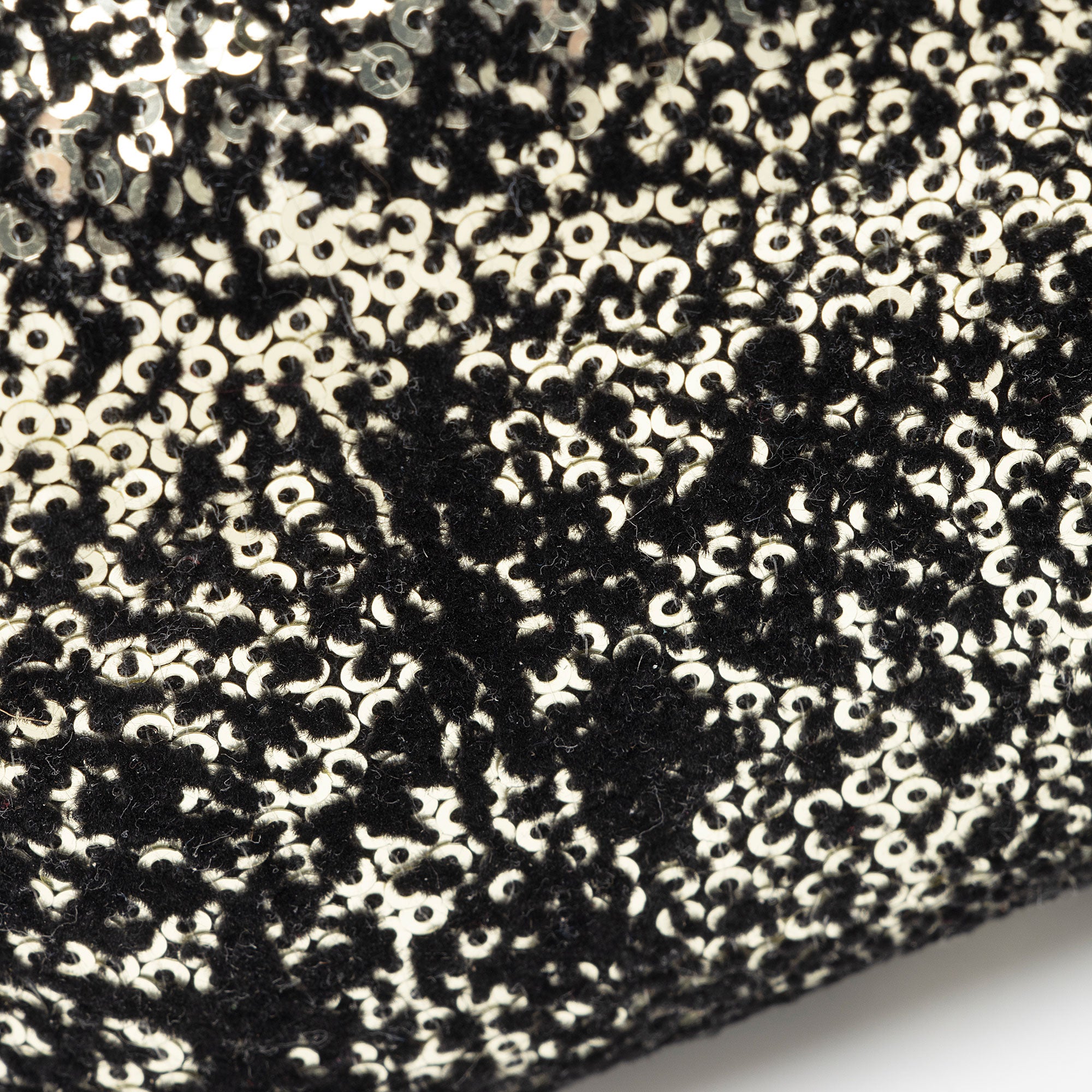 Jimmy Choo Sequin Velvet Crystal Cloud Chain Clutch (SHF-o3YOl8)