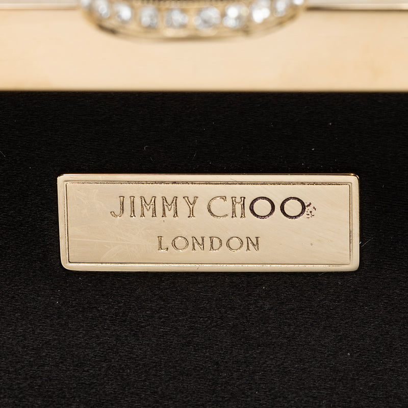 Jimmy Choo Sequin Velvet Crystal Cloud Chain Clutch (SHF-o3YOl8)