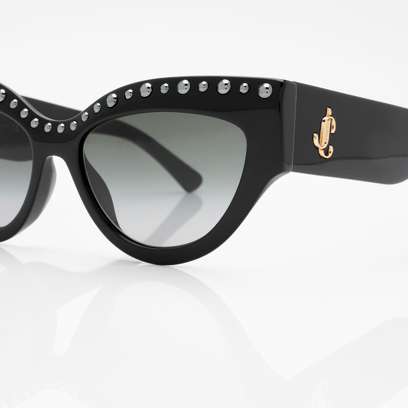 Jimmy Choo Studded Sonja Cat Eye Sunglasses (SHF-4aFQlZ)