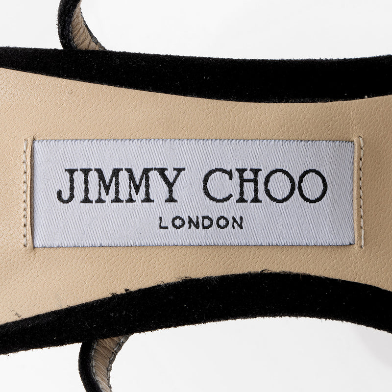 Jimmy Choo Suede Mimi Strappy Sandals - Size 10 / 40 (SHF-du5ICJ)