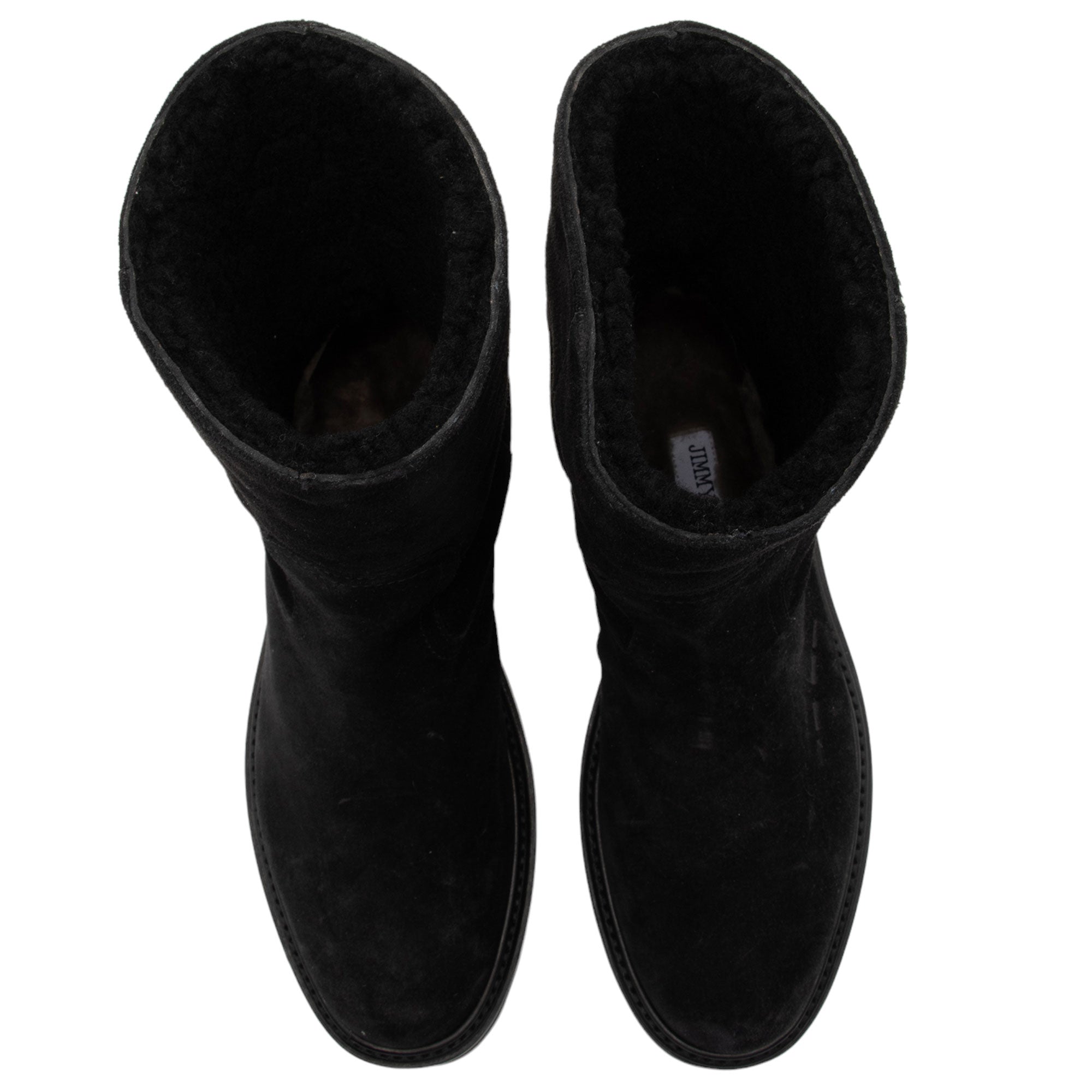 Jimmy Choo Suede Yari Ankle Boots - Size 10 / 40 (SHF-h70Sqs)