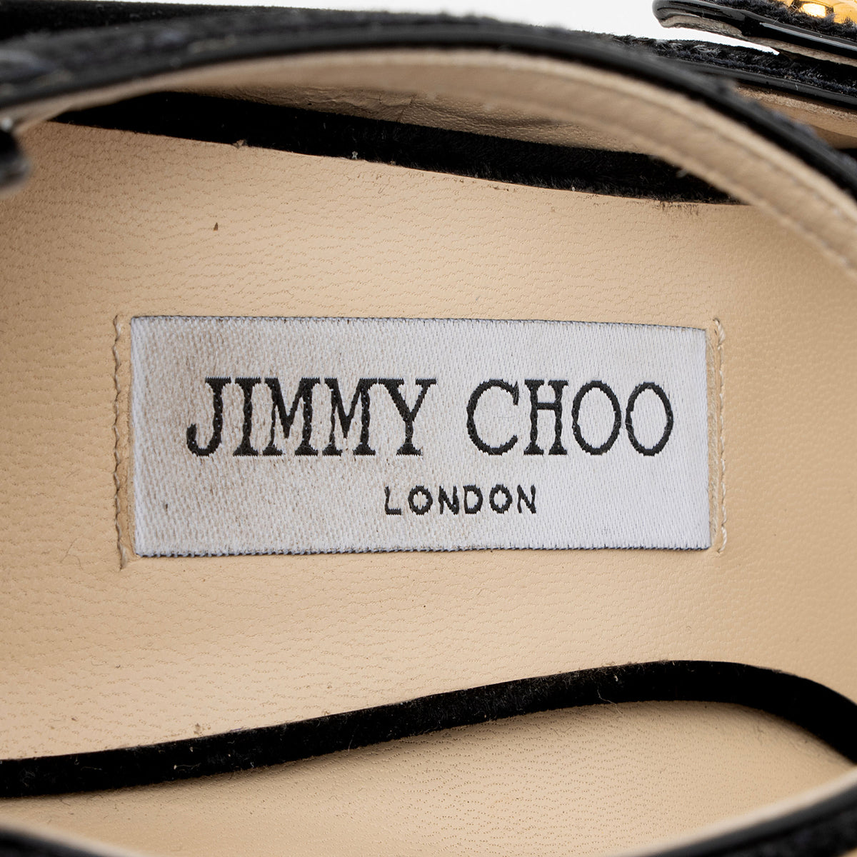 Jimmy Choo Velvet Lacey Pumps - Size 9 / 39