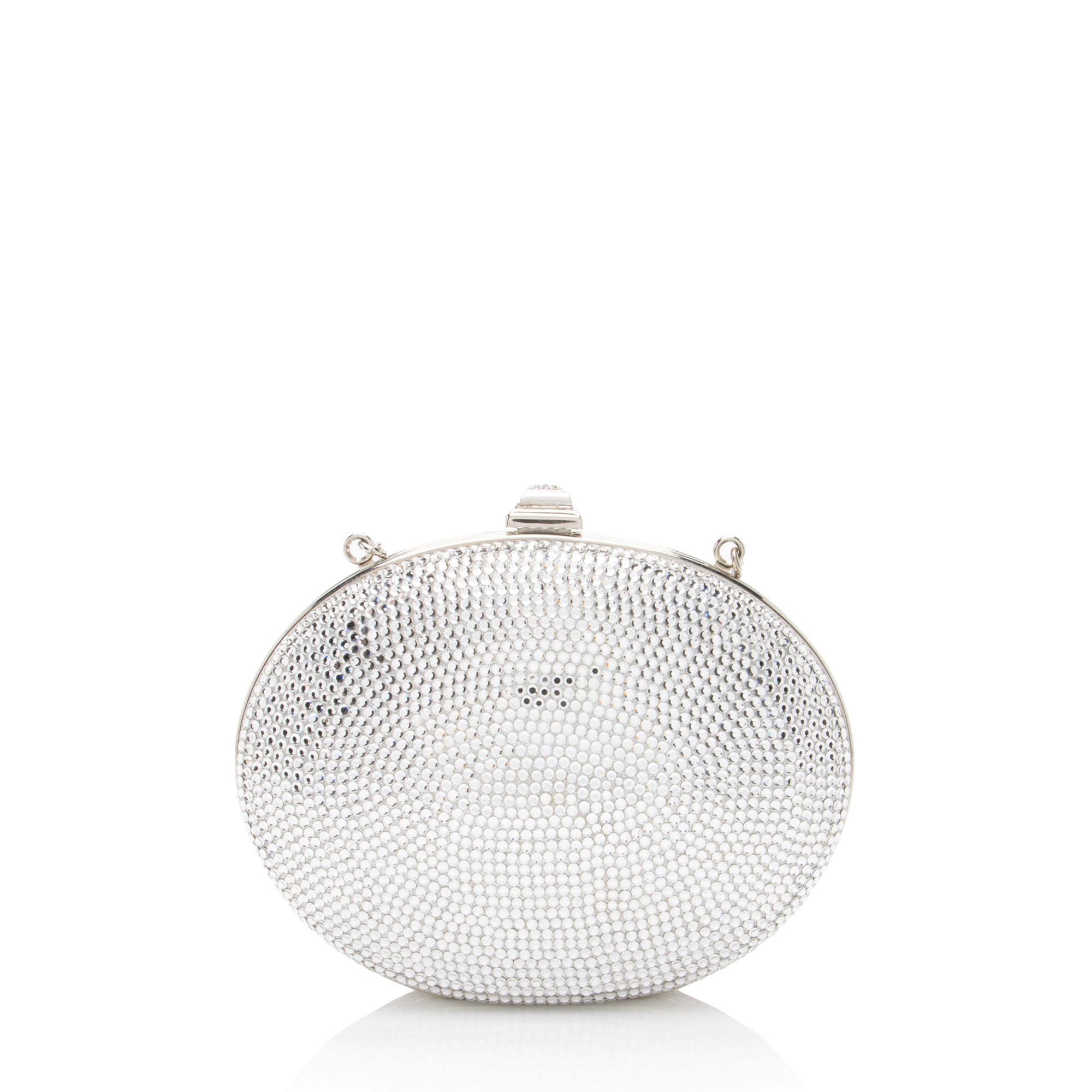 Judith Leiber Crystal Round Minaudiere