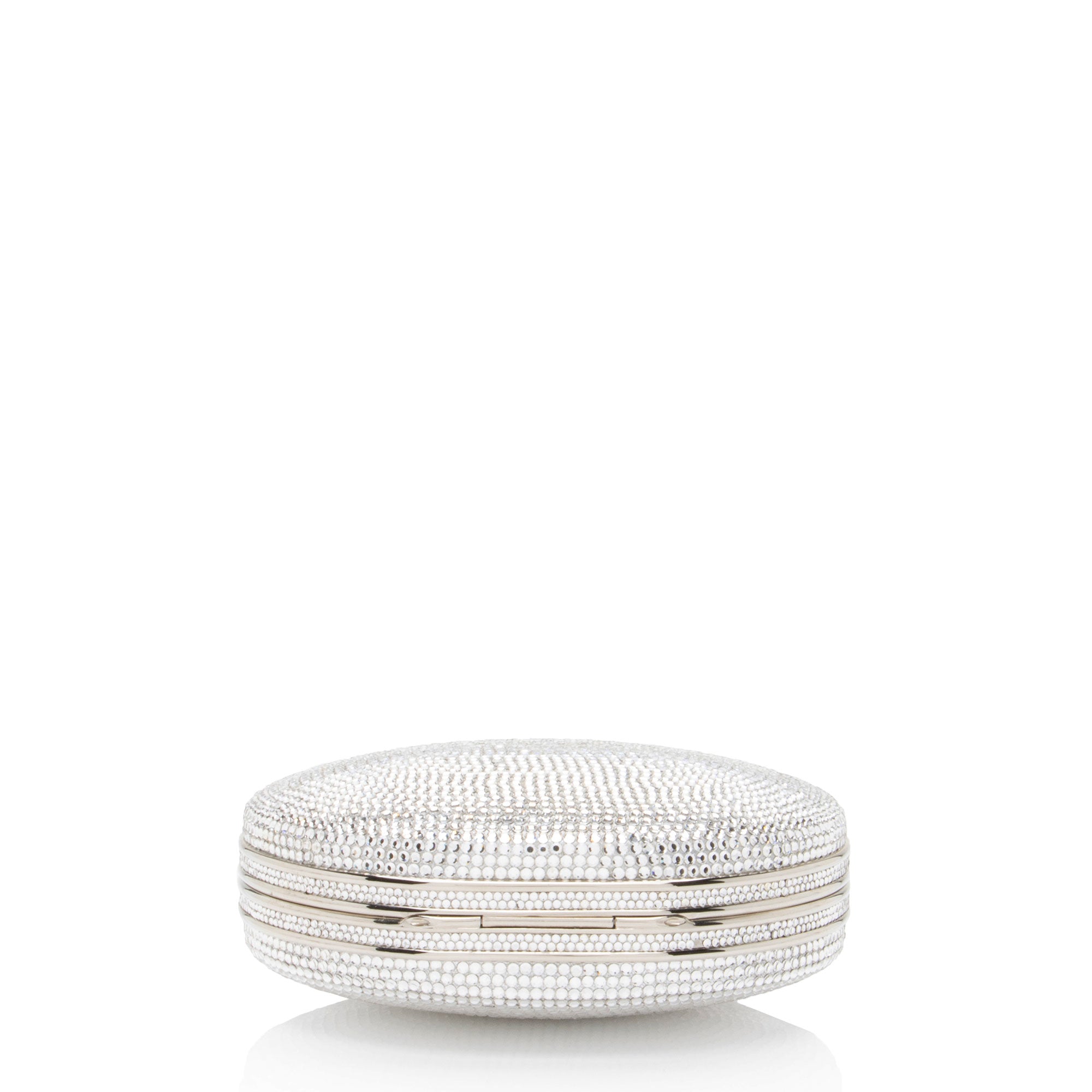 Judith Leiber Crystal Round Minaudiere