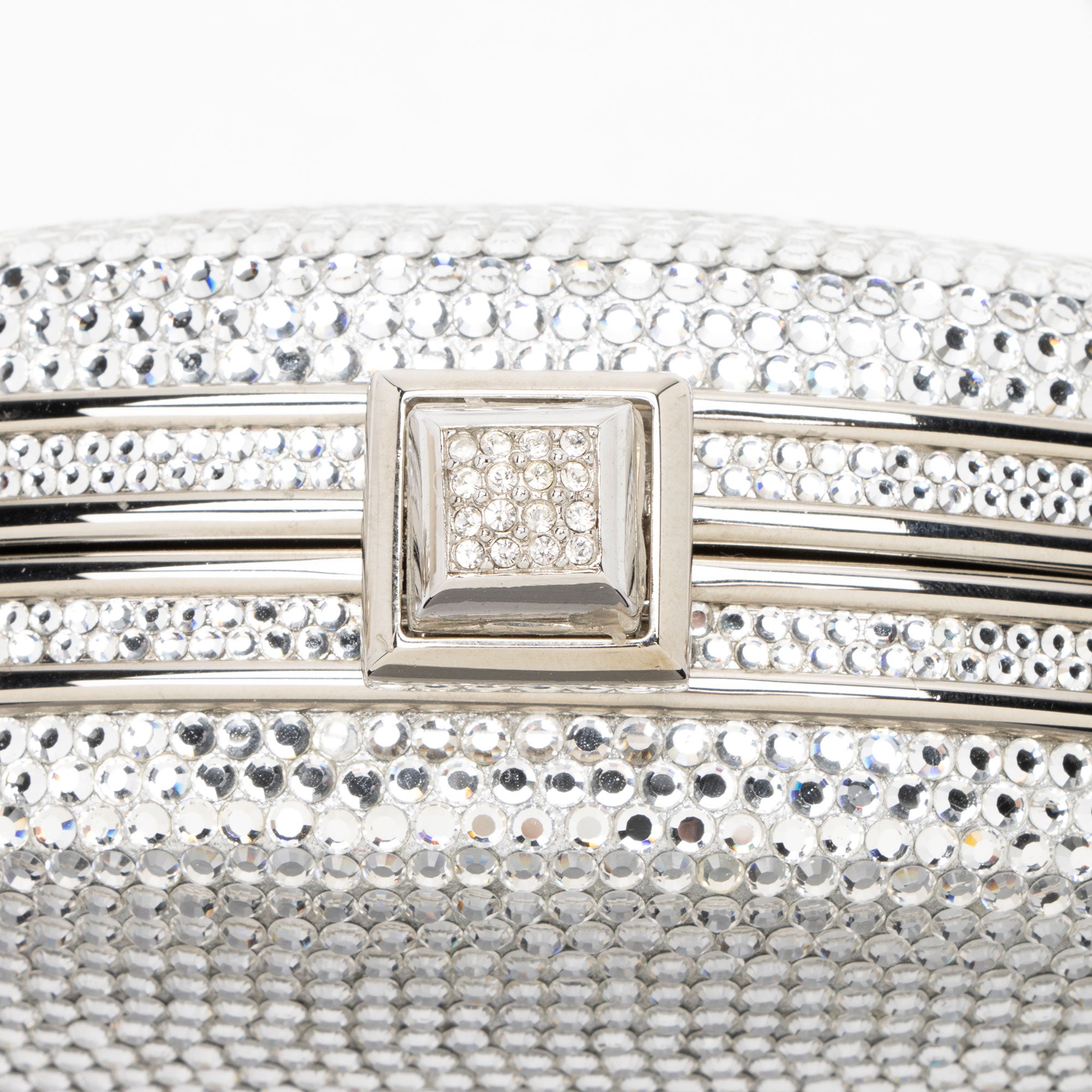 Judith Leiber Crystal Round Minaudiere