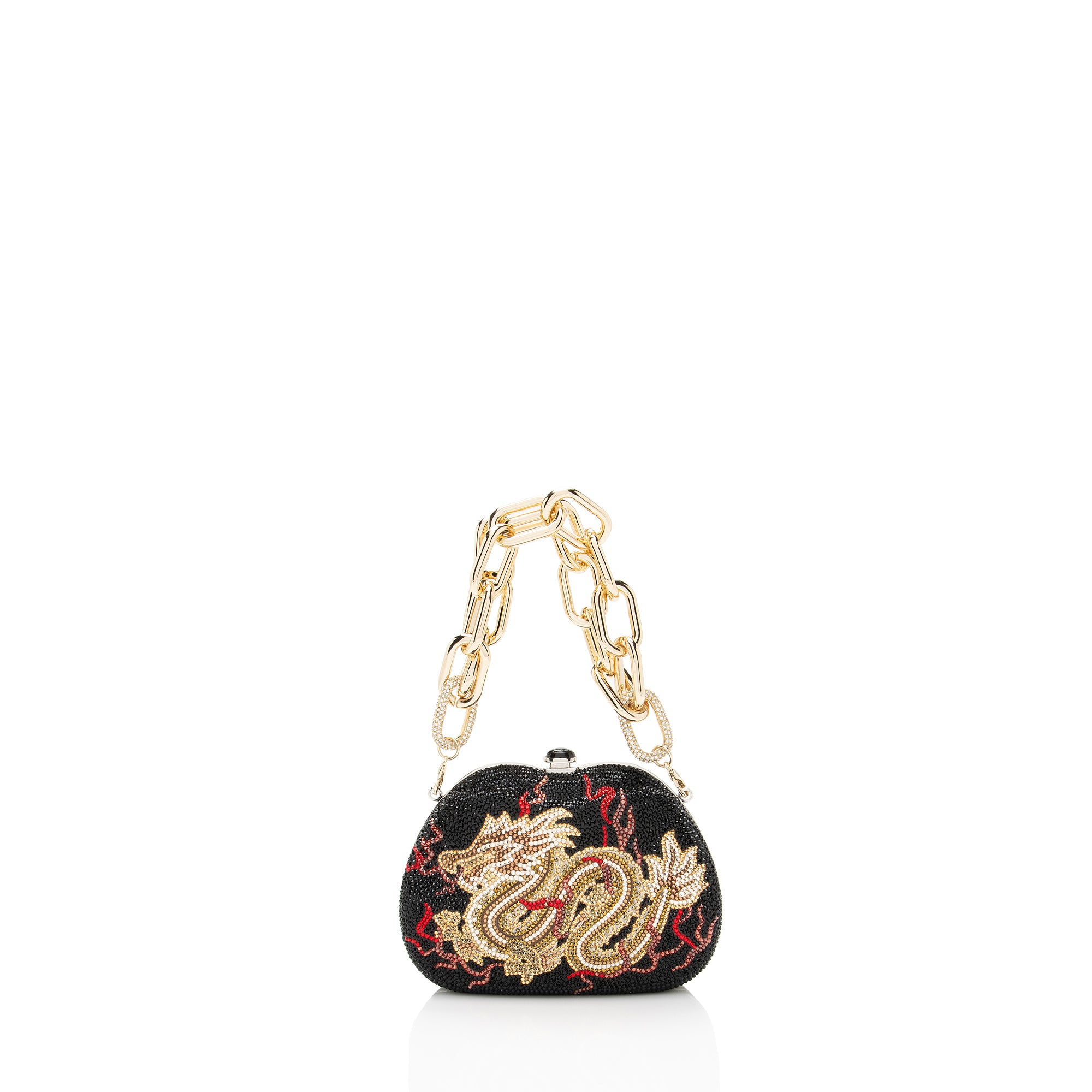 Judith Leiber Cyrstal Lunar New Year Fire Dragon Clutch (SHF-jqYEUt)