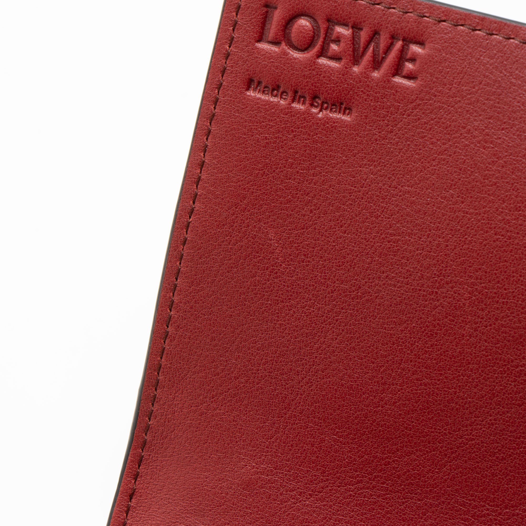 Loewe Grained Calfskin Chain Wallet