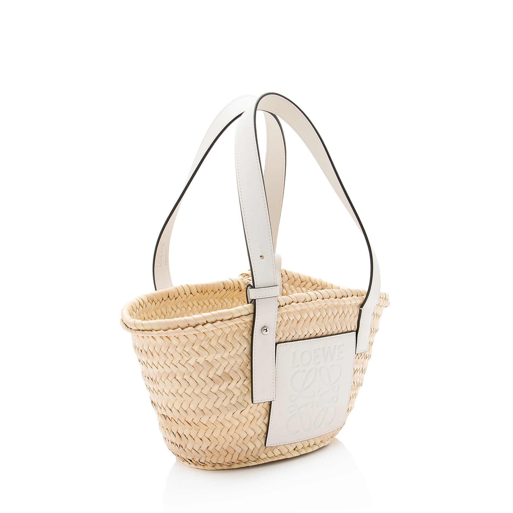 Loewe Raffia Basket Small Tote